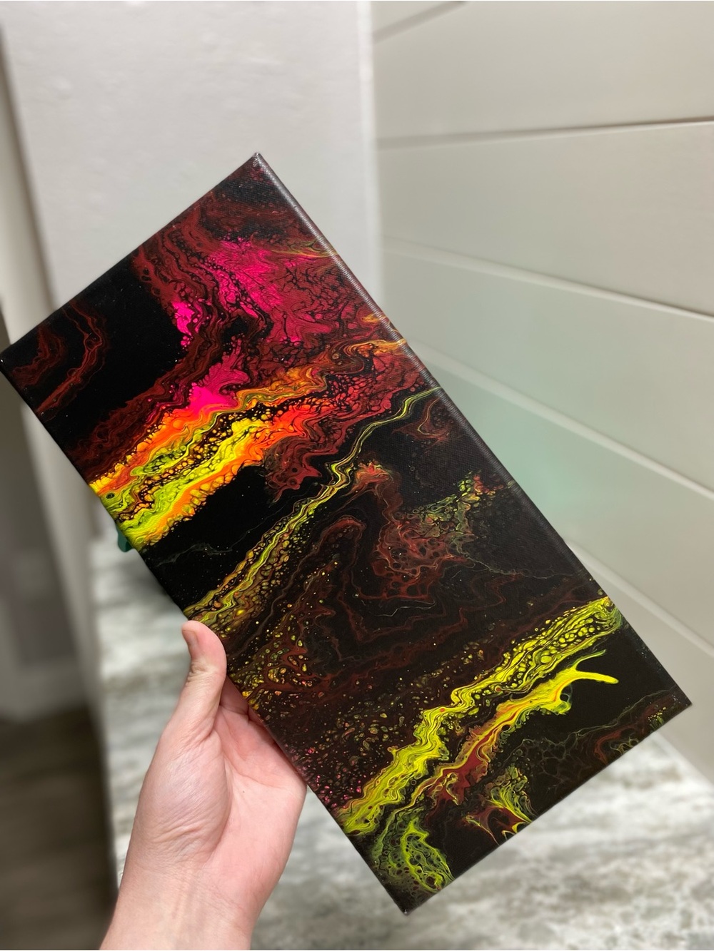 Abstract BLACKLIGHT Canvas Art